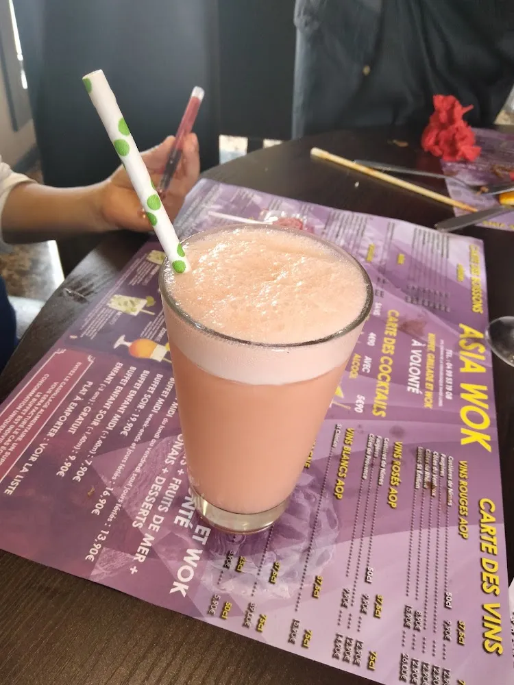 Cocktail Fraise Crème