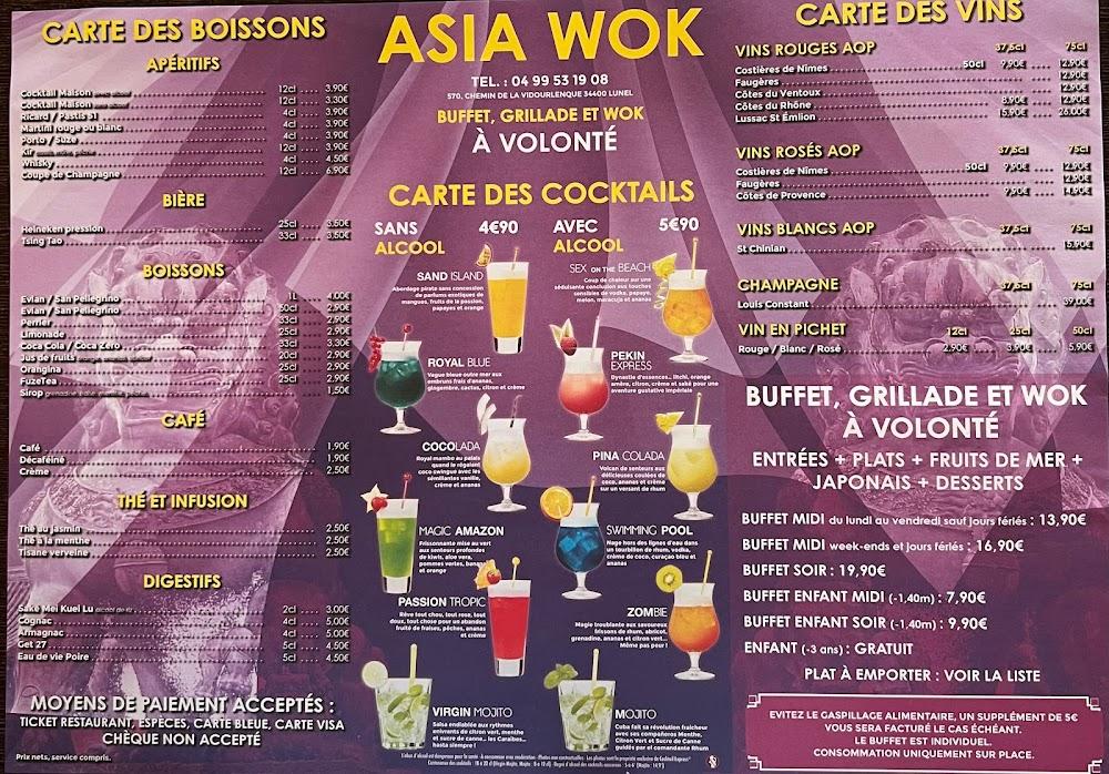 Asia Wok - Menu Image 1